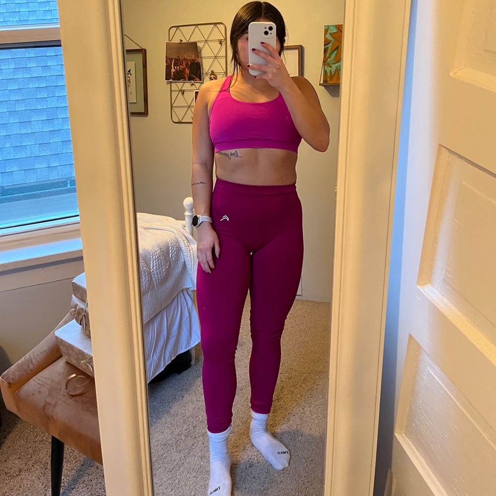 Oner Active Effortless Seamless Fuscia Leggings